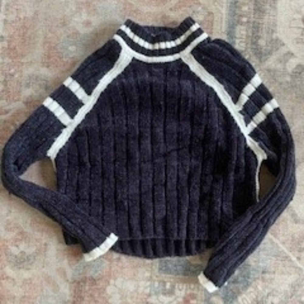 Navy sweater